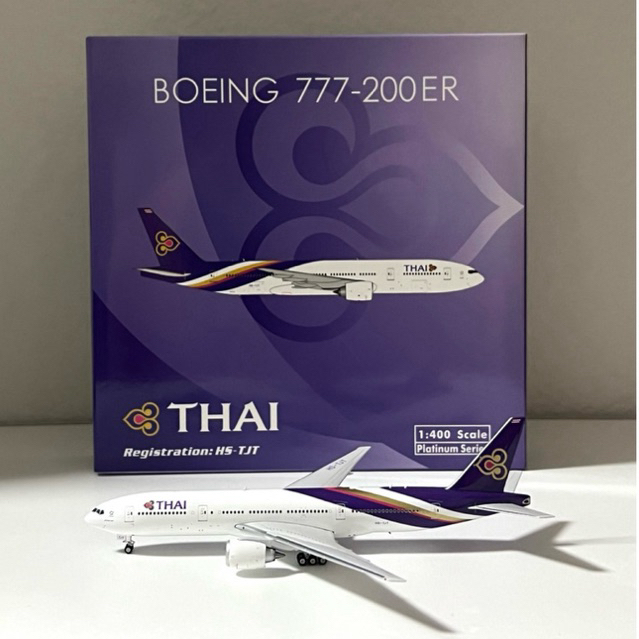 โมเดลเครื่องบิน Thai Airways การบินไทย B777-200ER HS-TJT [พร้อมส่ง]