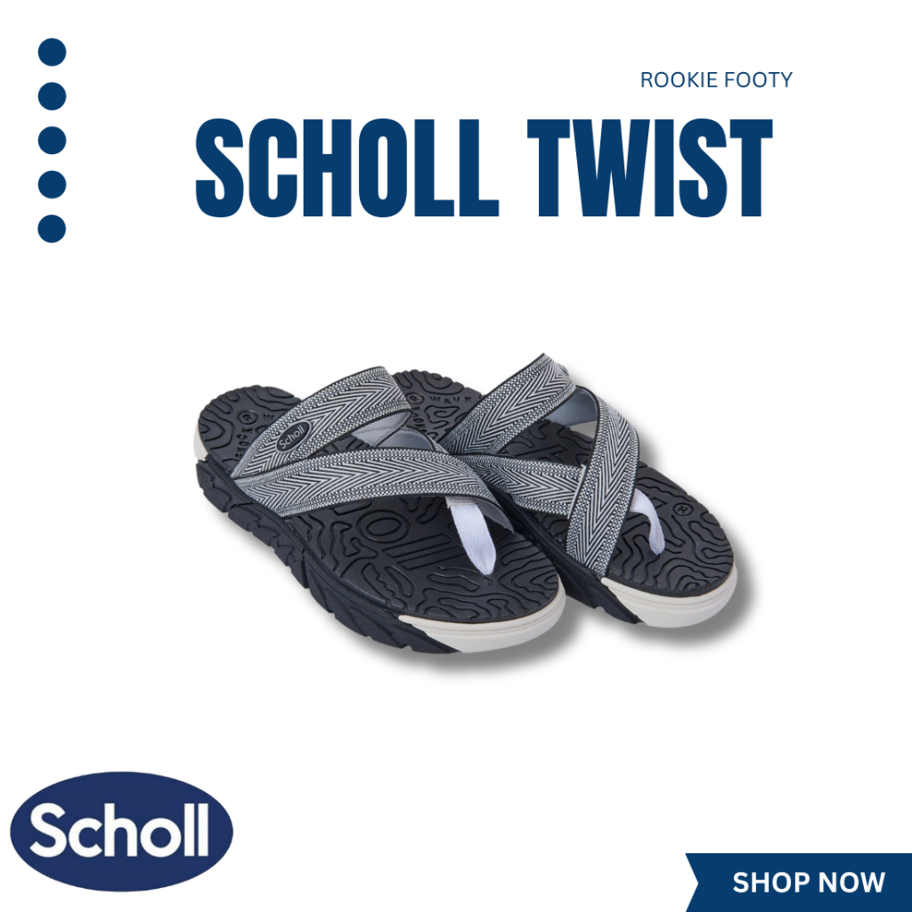 Scholl รองเท้าสกอลล์-ทวิสต์ Twist รองเท้าแตะสวม Unisex ใส่สบาย และทนทาน