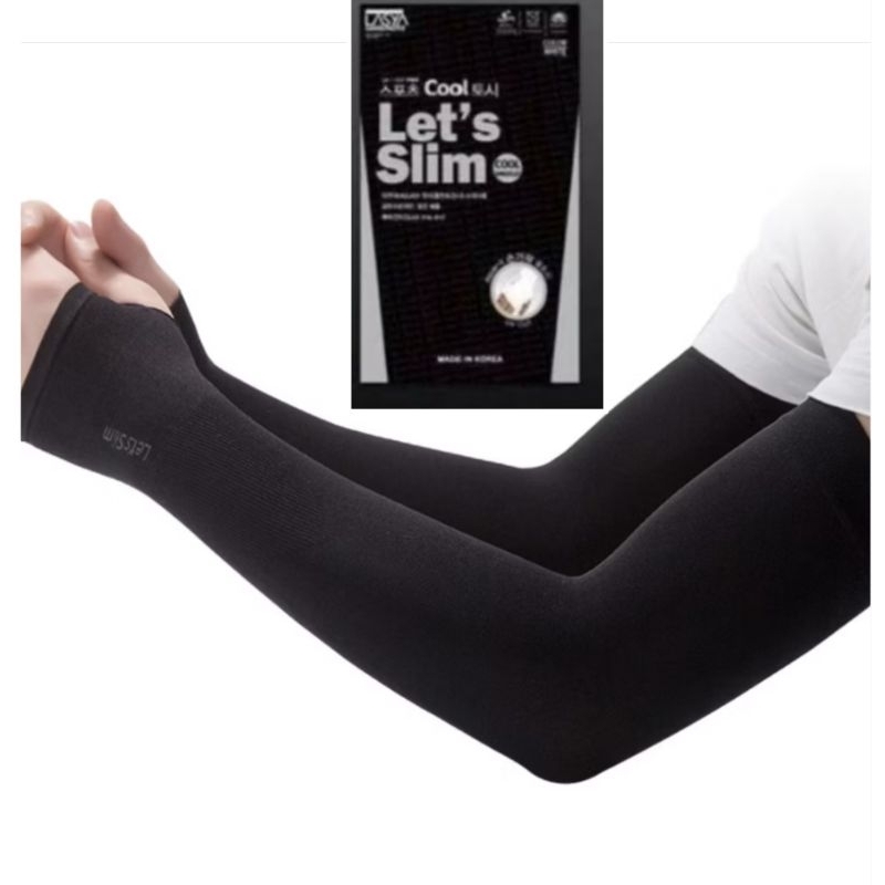 ปลอกแขนป้องกันแดดป้องกันยูวี Let's slim