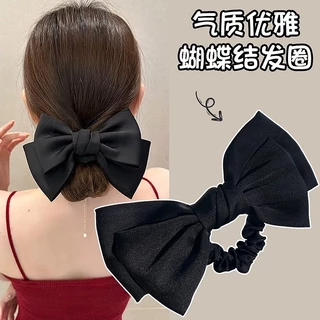 คลิปหนีบโบว์ลายจุดคลิปหนีบผมหางม้าขนาดกลางคลิปหนีบปลาฉลามที่ด้านหลังศีรษะมัดผมครึ่งตัวพร้อมริบบิ้นกิ๊บติดผม #DQ121