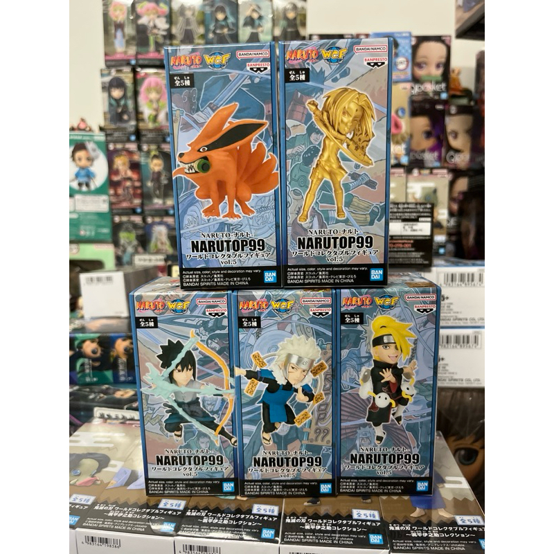 NARUTO NARUTOP99 WORLD COLLECTABLE FIGURE VOL.5 - SET - 5 ขายแยกตัว