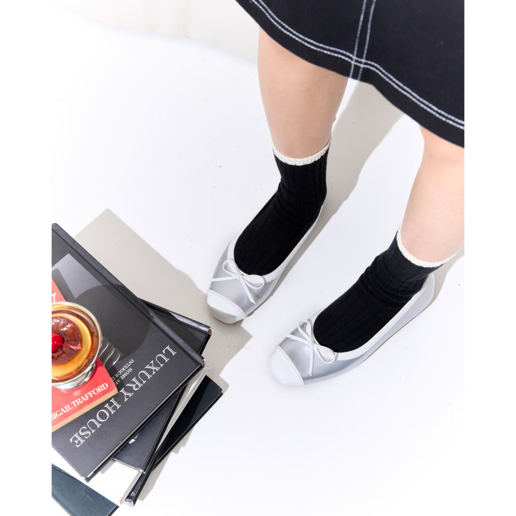 Pre-order : Keep-poppy รองเท้าคัชชูหัวเหลี่ยม