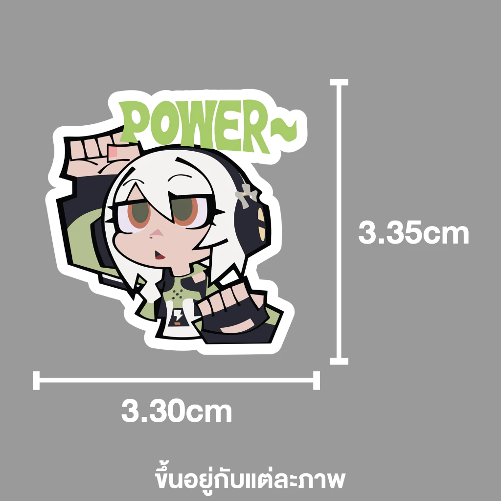 สติกเกอร์ ZenlessZoneZero กันน้ำ thumbnail 4
