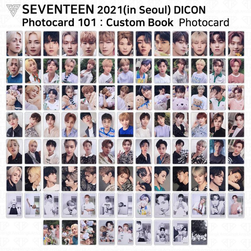 ของแท้แน่นอน dicon 101 ดิคอน เซเว่นทีน seventeen แยกขาย