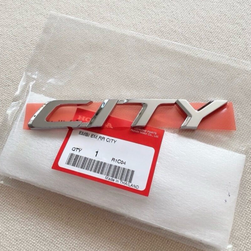 แท้ศูนย์ โลโก้ CITY ปี 2009-2013 ขนาด 15.5x2.3cm (ARR-75722-TM0-T00)