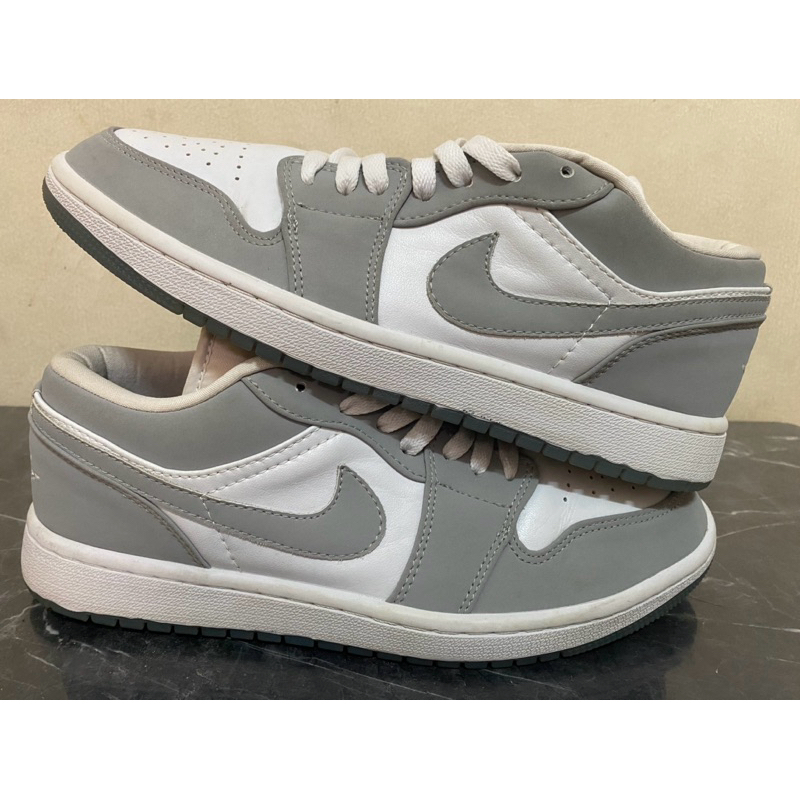 รองเท้ามือสอง Nike Air Jordan 1 low wolf grey