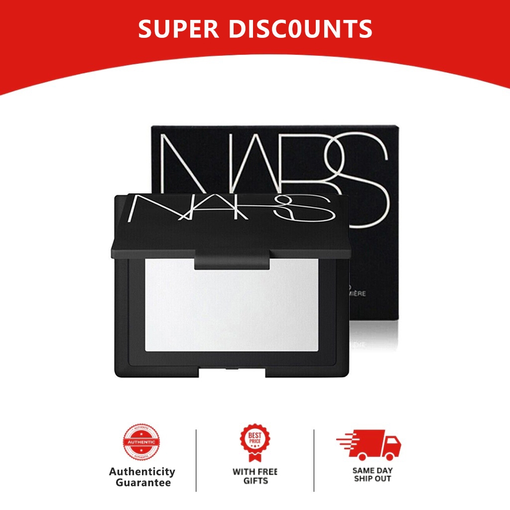Nars Light Reflecting Pressed Setting Powder 10g แป้งอัดแข็ง เนื้อบางเบา แป้งปกปิดรูขุมขน