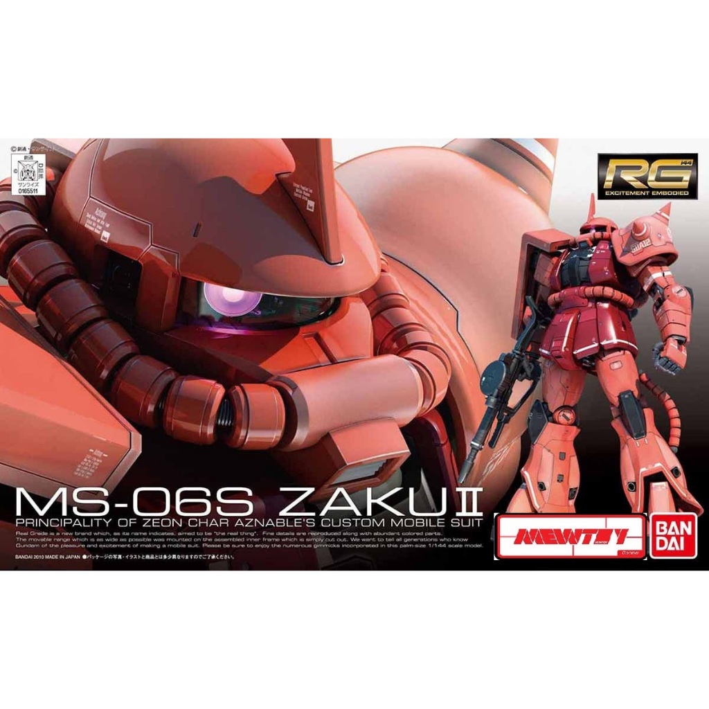 RG 02  1/144 MS-06S ZakuII Char