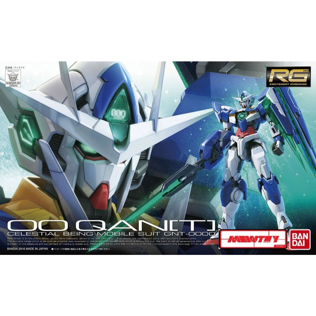 RG 021 1/144 OO Gundam Qan T (qanta)