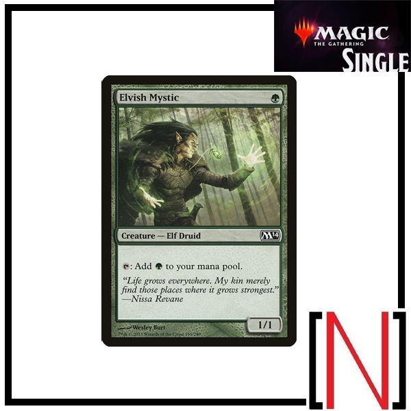 [MTG][Single][M14] Elvish Mystic ระดับ Common [ภาษาอังกฤษ]