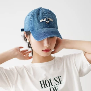 หมวกแก็ป 🧢 Newyork08 ผ้ายีนส์ 3สี