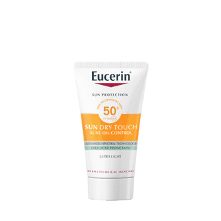 Eucerin SUN DRY TOUCH ACNE OIL CONTROL SPF50+ PA++++ 20 ML ยูเซอริน กันแดดคุมมัน เนื้อบางเบา สำหรับผิวหน้า