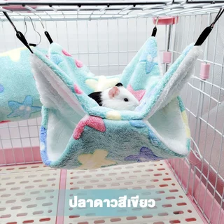 ✈️สินค้าอยู่ในไทย พร้อมส่ง✈️เปลนอน 2 ชั้น 4 ช่อง // แขวนกรง สำหรับสัตว์เล็ก,นกเล็ก (ชูก้า, แฮมเตอร์ กระรอก)