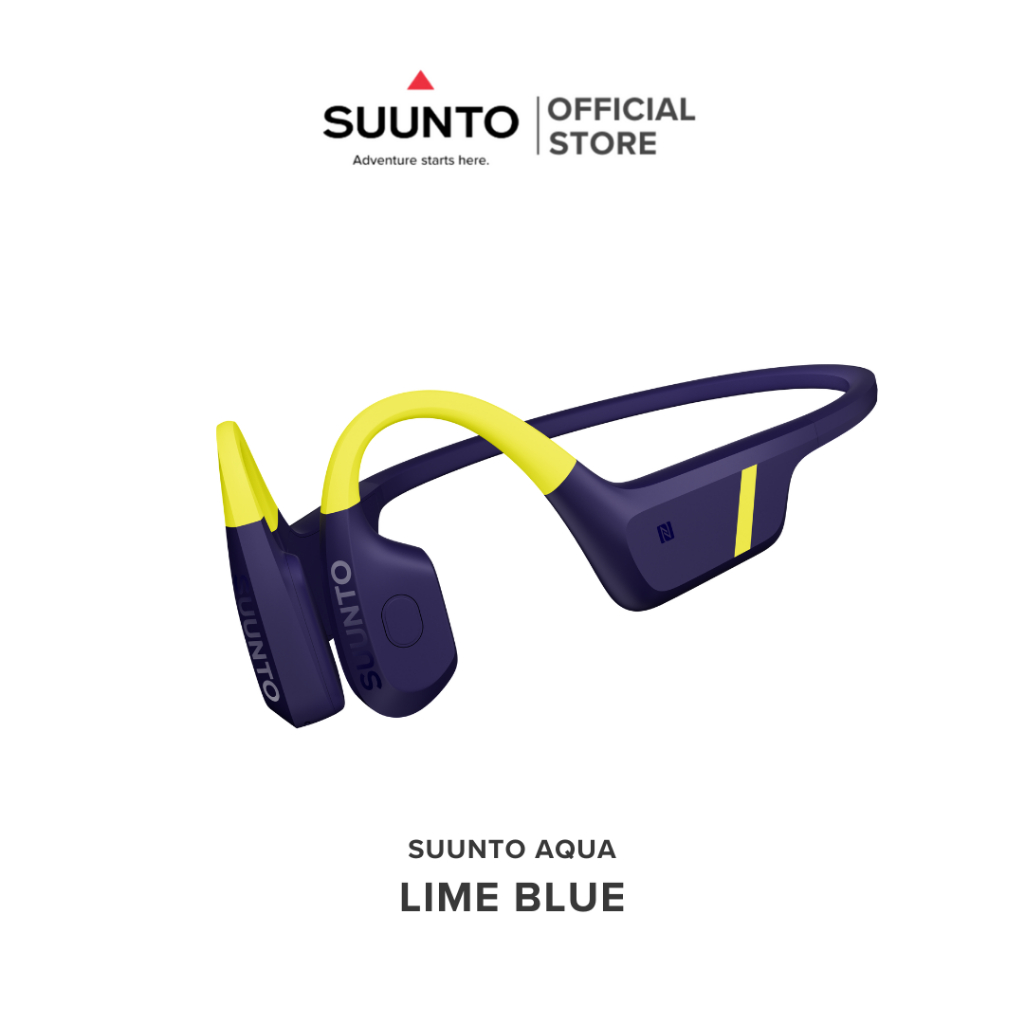 SUUNTO AQUA - หูฟังออกกำลังกาย ว่ายน้ำ Multi-Sports เทคโนโลยี Bone Conduction กันน้ำ IP68 MP3 หน่วยความจำ 32GB