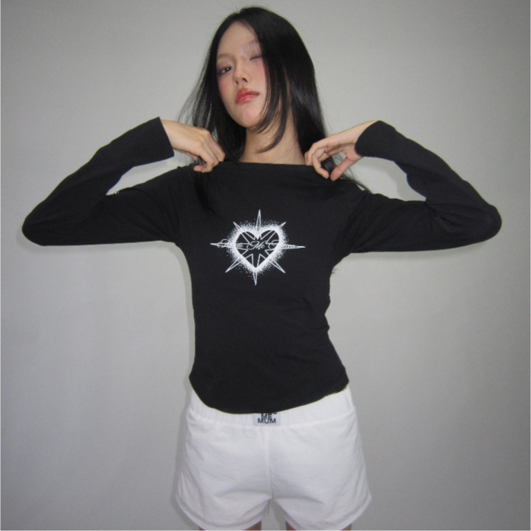 Madememum010 - Tasty / Long sleeve ( black color/white color)
