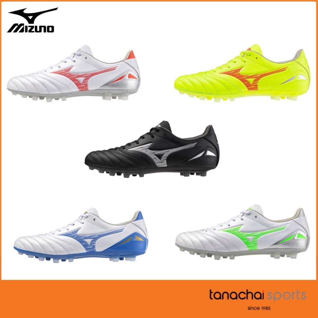 MIZUNO MORELIA NEO IV PRO AG รองเท้าฟุตบอล รองเท้าร้อยปุ่ม (เหมาะกับหญ้าเทียม) ตัวรองท็อป ของแท้ 100%