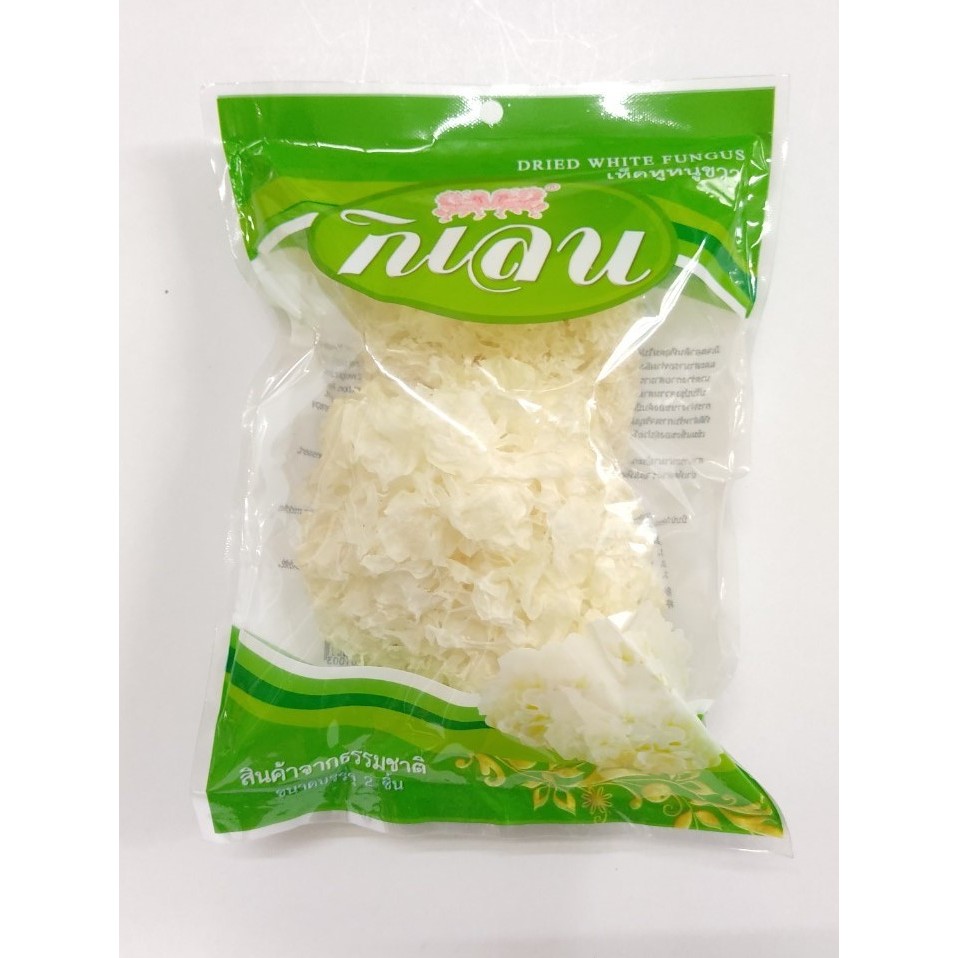 เห็ดหูหนูขาวชนิด 2ดอกสวย ตรากิเลน