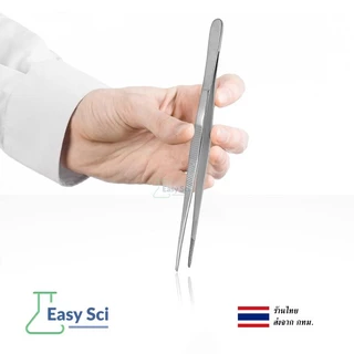 ปากคีบ ฟอร์เซป สแตนเลส Stainless Steel Forceps ขนาดความยาว 12.5cm 16cm 20cm 25cm