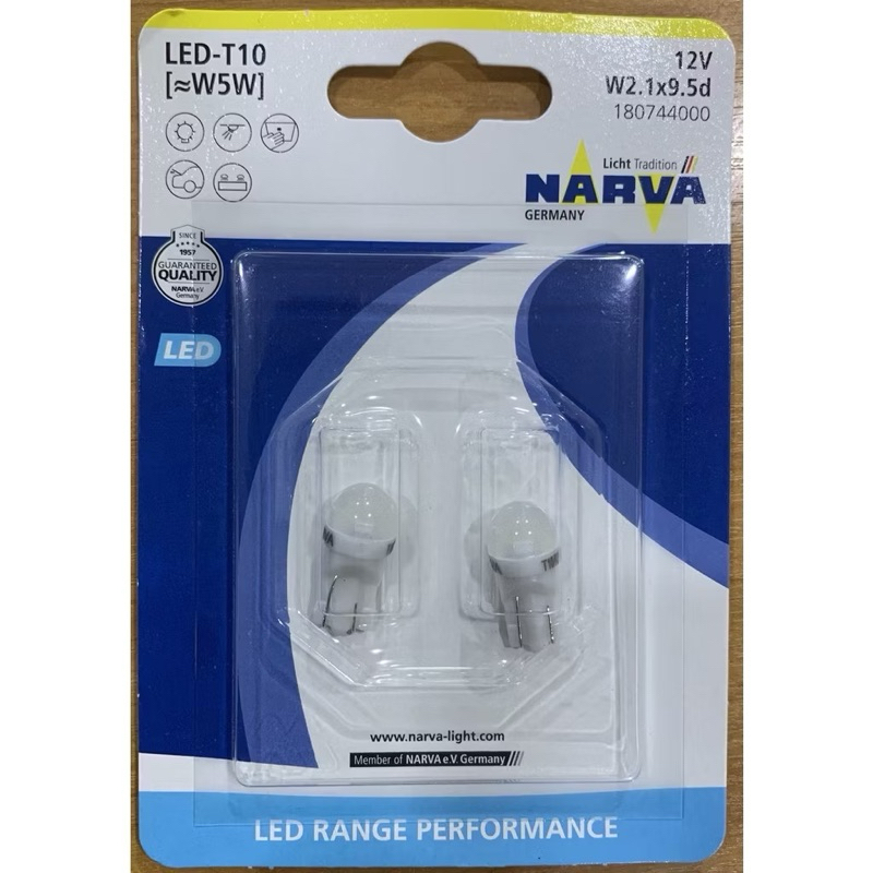 T10 Narva ไฟหรี่ ไฟส่องป้ายทะเบียน ไฟส่องห้องสัมภาระ ไฟแผนที่ ไฟส่องแผนที่ ไฟป้ายทะเบียน หลอดไฟหรี่