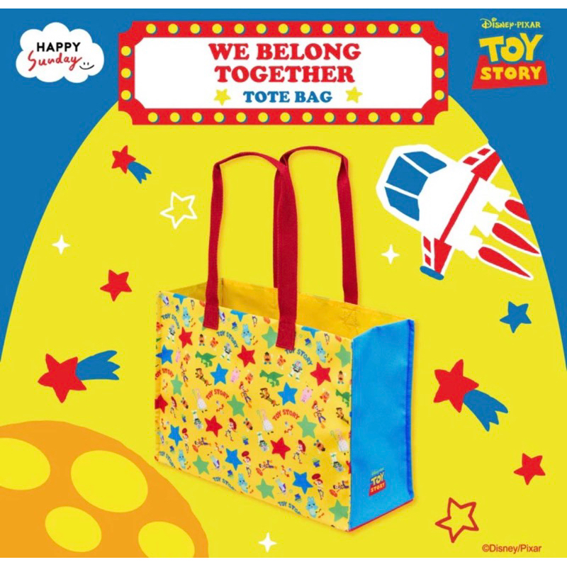 Happy Sunday We Belong Together Tote Bag New!!!