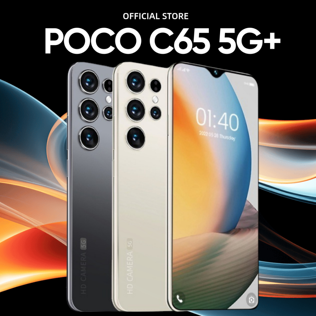 【COD】POCO C65 12GB+512GB โทรศัพท์ 6800mAh กล้อง AI 3 ตัว 50MP รับประกัน 12 เดือน