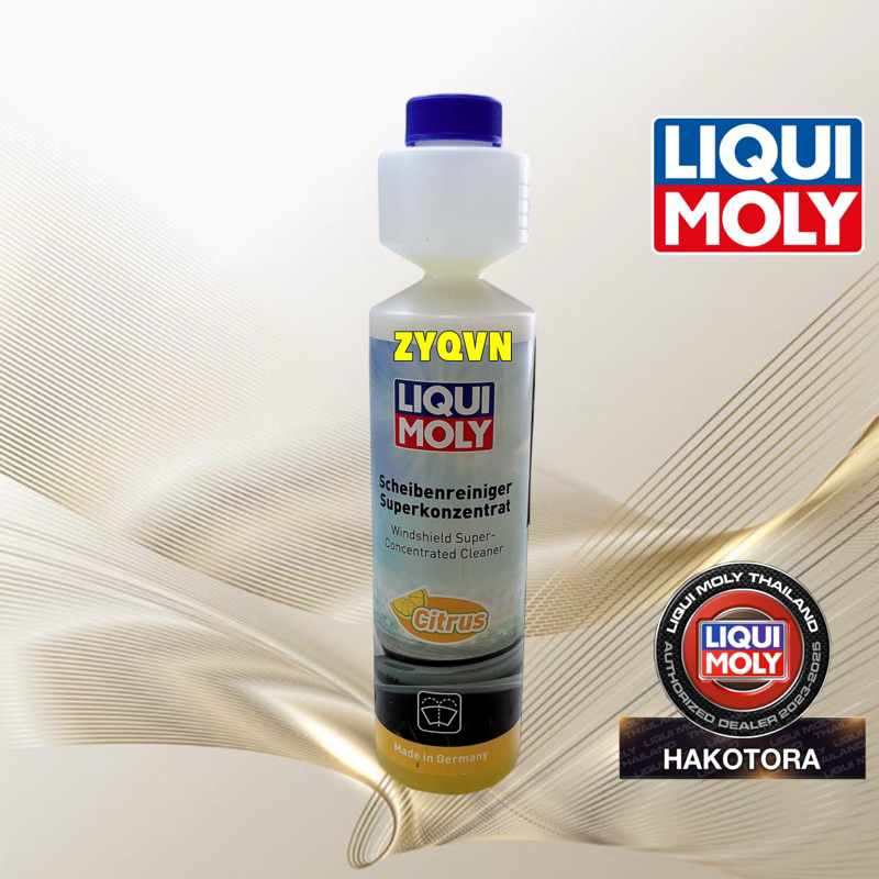 LIQUI MOLY น้ำยาทำความสะอาดกระจก​ LIQUI MOLY สูตรเข้มข้น Windshield Super-Concentrated Cleaner 250ML.