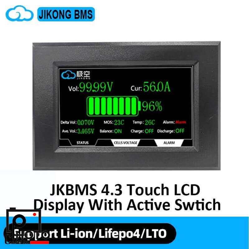 จอเเสดงผล LCD 4.3 นิ้ว (FOR JK-BMS) พร้อมส่งในไทย