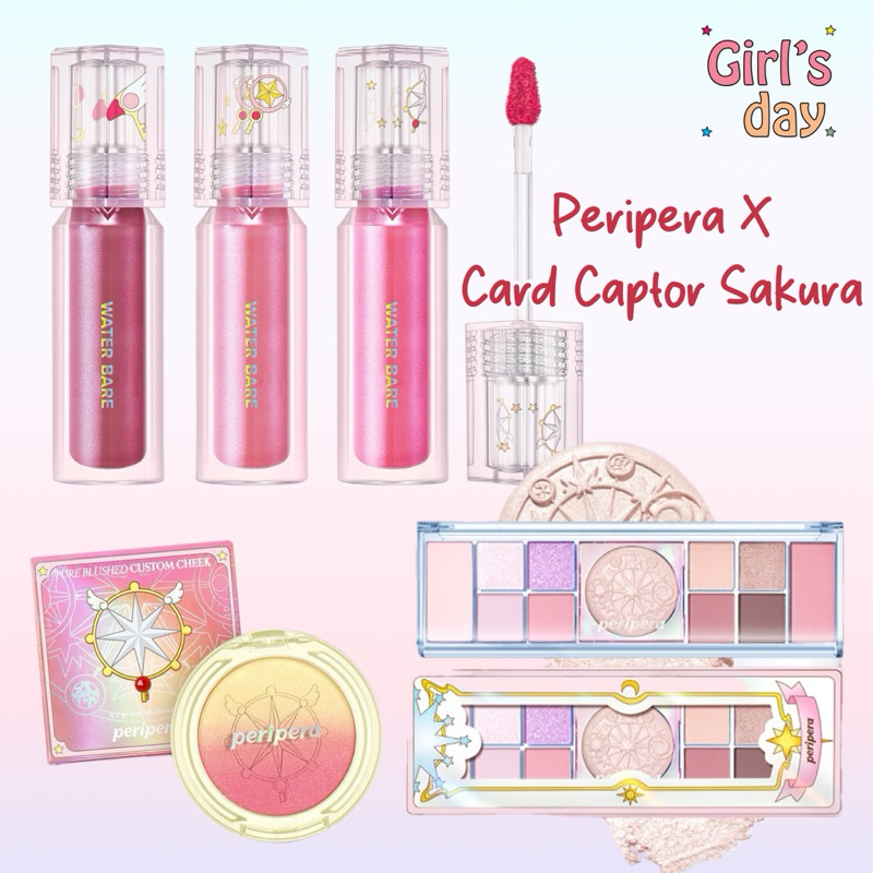 พร้อมส่ง Peripera x Cardcaptor Sakura Cherry Collection ของแท้จากเกาหลี