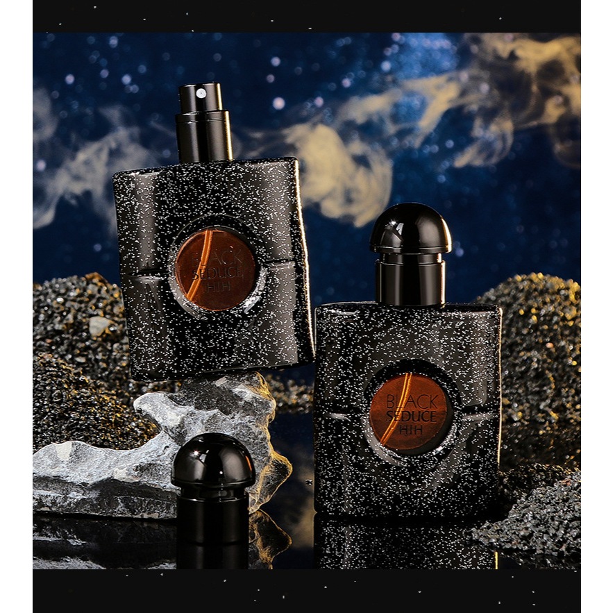 (มีส่งด่วน)HIH BLACK SEDUCE น้ำหอมสำหรับ สุภาพสตรี กลิ่นหอมติดทนนาน 25ml.