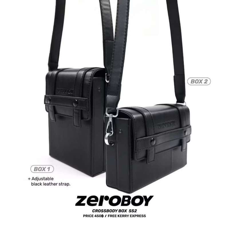 ZEROBOY - CROSSBODY BOX SS2 " กระเป๋าทรงกล่อง 2 แบบ "