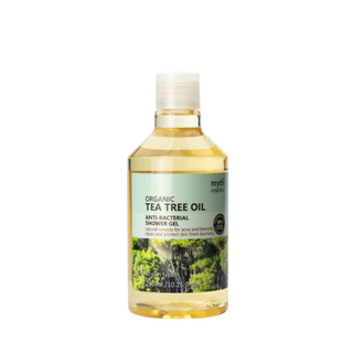 myth เจลอาบน้ำทีทรีออยล์ออแกนิค ช่วยลดสิว ปราศจากน้ำหอมสังเคราะห์ Organic Tea Tree Oil Shower Gel