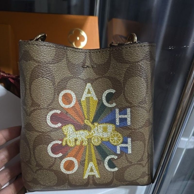 กระเป๋า Coach ทรงถังเล็ก ของแท้ 100%