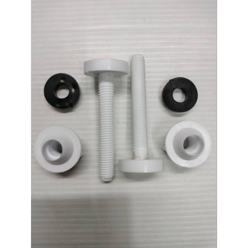 ชุดอะไหล่น็อตถังหม้อน้ำชักโครกพลาสติก - รูปที่ 3