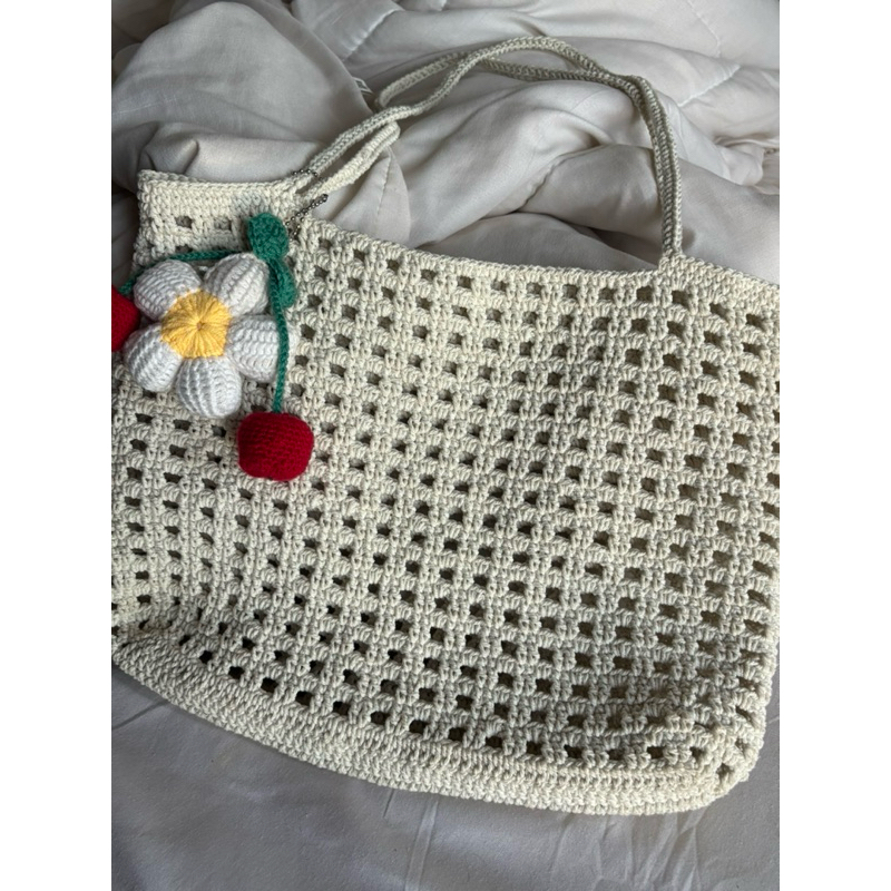 กระเป๋าถัก handmade 👛