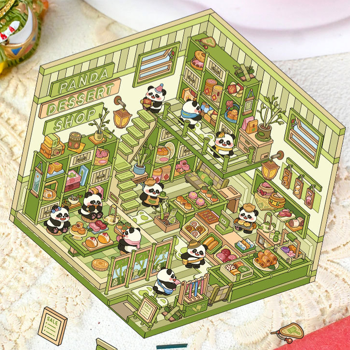 [พร้อมส่ง] 🎁 สติกเกอร์ DIY คริสต์มาส บ้านจิ๋ว sticker แต่งมือถือ iPad สมุดโน้ต ของเล่น Christmas