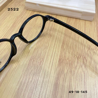 กรอบแว่นตา 2522 แว่นสายตาTR90 ทรงรีน้ำหนักเบา ใส่สบาย สำหรับตัดเลนส์