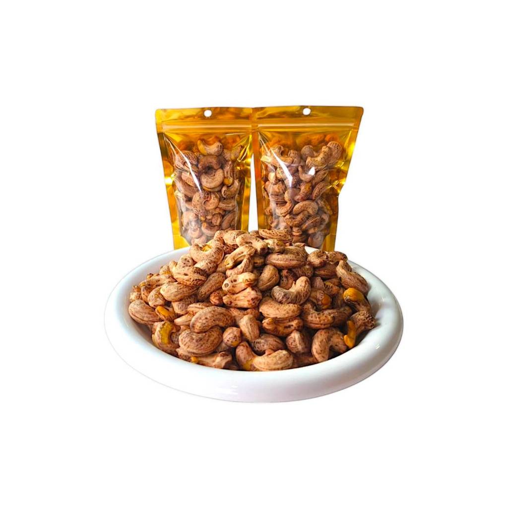Hot Deal !! มะม่วงหิมพานต์ เผา จัมโบ้ เกรด AAA (Cashew nut) 1แถม1 ขนาด 120กรัม หอม กรอบ อร่อย