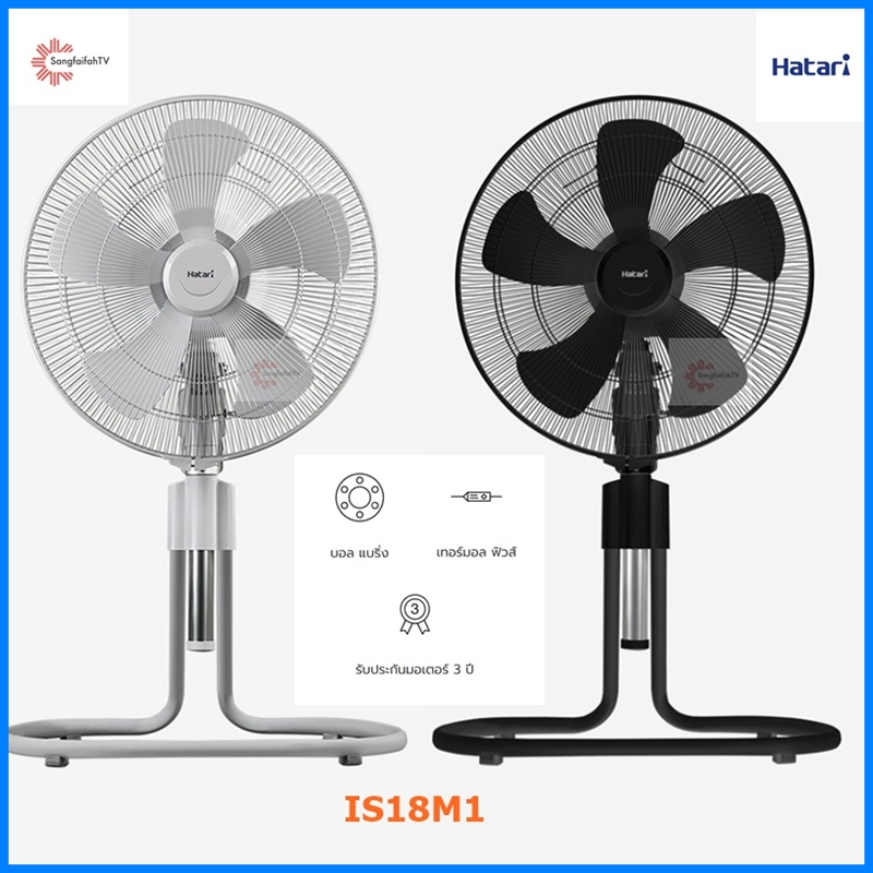 HATARI พัดลมอุตสาหกรรม 18” ปรับระดับ รุ่น IS18M1
