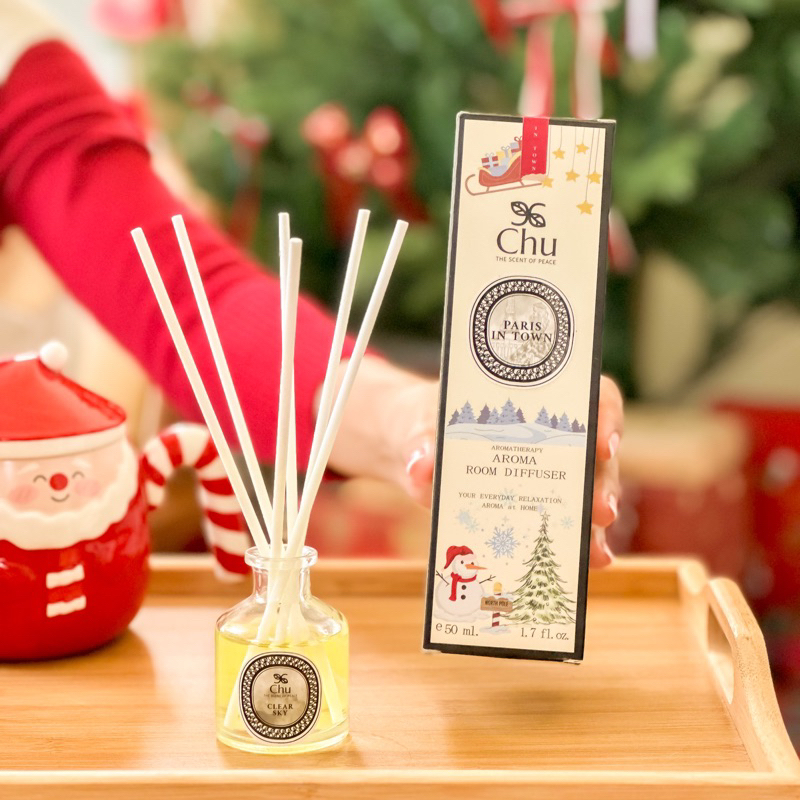 Chu Paris in Town Aroma Room Diffuser 50 ml. ก้านไม้หอมปรับอากาศ กลิ่นปารีส อิน ทาวด์