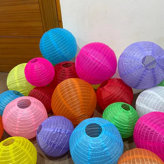 โคมผ้ากันน้ำ โดนน้ำได้ สีสันสดใส