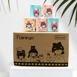 พร้อมส่ง กระดาษทิชชู่ (1กล่องแพคเกจ 40) 1ห่อมี 210แผ่น ทิชชู…