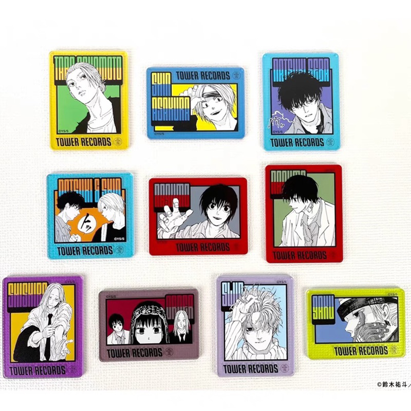 (พร้อมส่ง) SAKAMOTO DAYS x tower records no music, no life ซากาโมโต้เดย์ ซองสุ่มการ์ดเข็มกลัด 1ซองมี1ชิ้น สะสมแบบ10แบบ