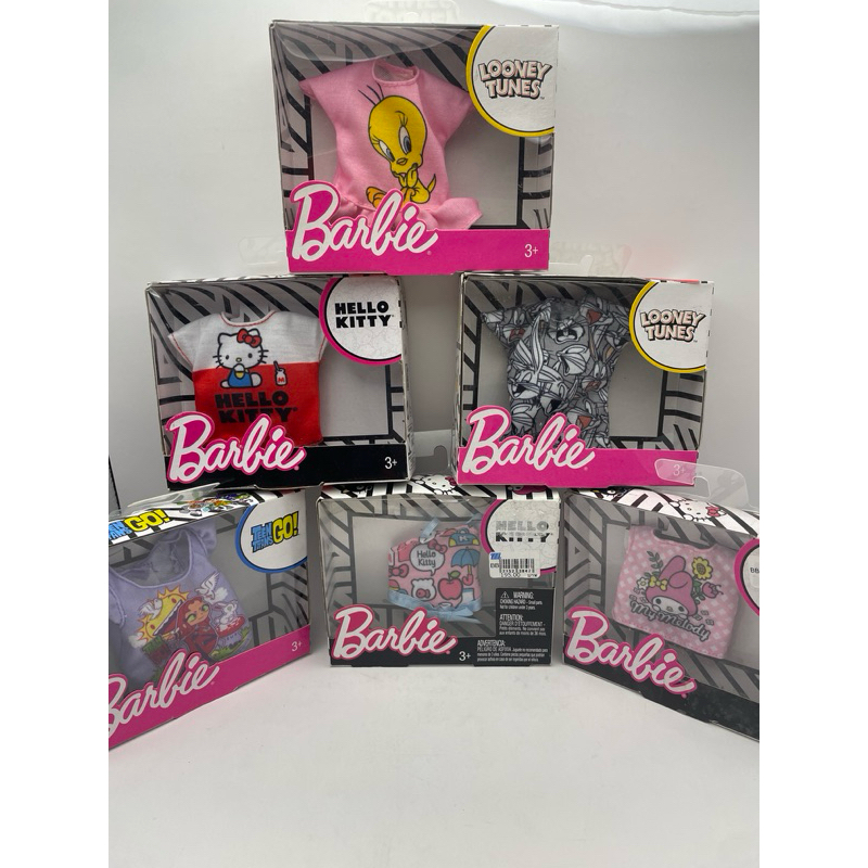 เสื้อบาร์บี้ลายลิขสิทธิ์แท้ Fashions fit most Barbie dolls