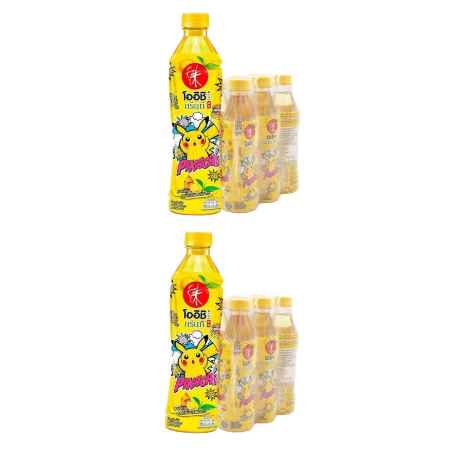 [ส่งฟรี] โออิชิ ชาเขียว น้ำผึ้งมะนาว 350 มล. (12 ขวด)