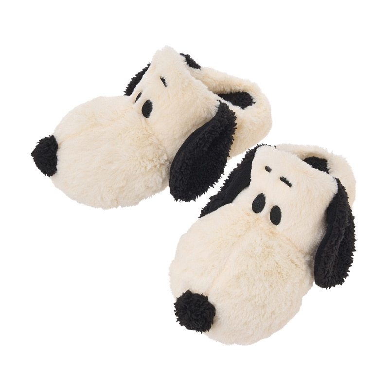 ลดเพิ่ม ทักแชท / Snoopy Room Shoes / รองเท้าใส่ในบ้านรูปหน้าสนูปปี้