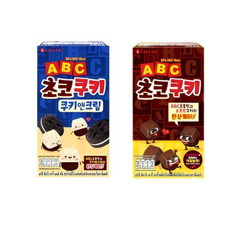 [Me In Mart] LOTTE ABC COOKIE ขนมเกาหลี Oreo Choco Cookie & Cream คุกกี้แอนด์ครีม ช็อกโกแลตคุกกี้