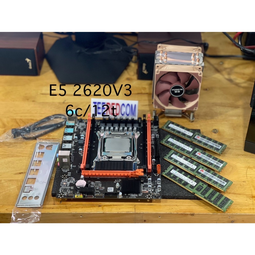 Mb x99+cpu INTEL XEON E5 2620 V3 6c/12t  + ram ddr4 16-128gb/M.2 NVME