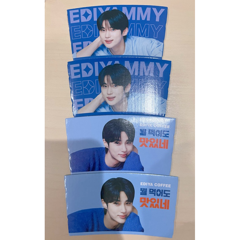 พร้อมส่ง!! Cup sleeve Ediya Coffee Byeon WooSeok