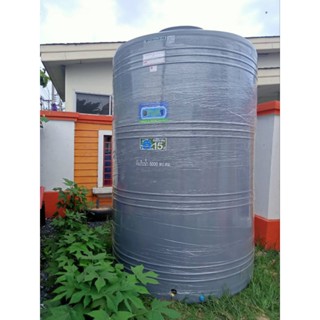 แทงค์น้ำ5000ลิตรรุ่นสีเทาเรียบหนาพิเศษมีมอก.ถังส่งฟรีจนถึงระ…