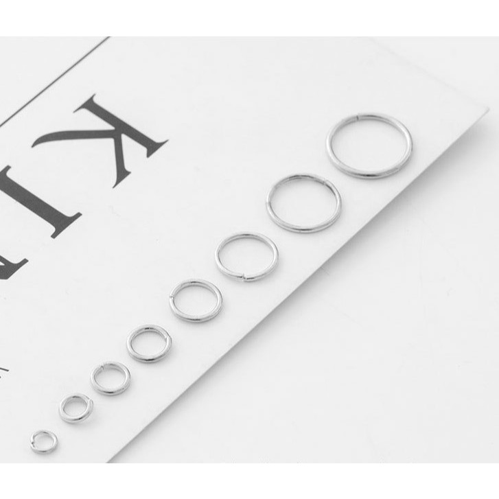 ห่วง ห่วงสี ห่วงโลหะ ห่วงพวงกุญแจ ห่วงสีเงิน ห่วงสีทอง อะไหล่พวงกุญแจ - รูปที่ 2